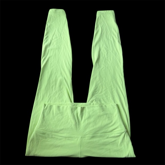 Lululemon Align High Rise Waist Neon Yellow Sport Full Length Leggings Size 8 - Picture 5 of 8